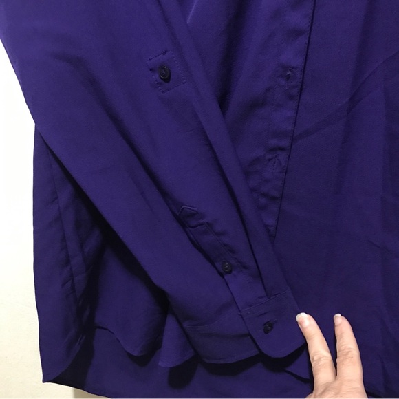 Talbots Button Down Cute Work Wear blouse M - Picture 3 of 9